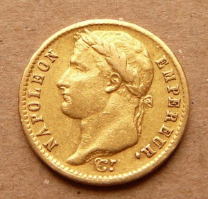 Золото 20 Фр Наполеон 1810
