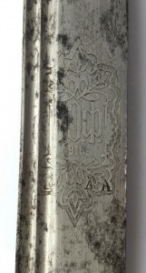 Шашка ККВ ЗОФ 1916 год