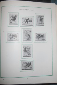 Альбом марок "Спорт", 1961 г.