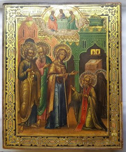 ЯВЛЕНИЕ ПРЕСВ. БОГОРОДИЦЫ СЕРГИЮ РАДОНЕЖСКОМУ (на золоте) !!