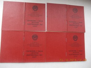 ветеран Вооруженных сил  14 штук есть интересные одним лотом