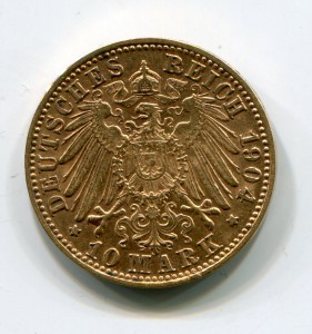 10 марок 1904 г. Отто.