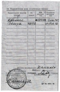 Орден "Красной Звезды" № 3 684 512. ННГ.