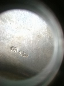 портсигар и визитница серебро 84 проба