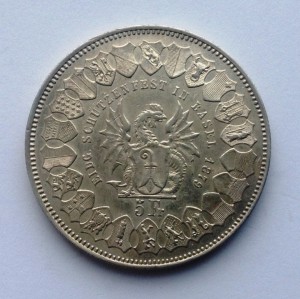 5 франков 1879 Швейцария - стрелковый талер