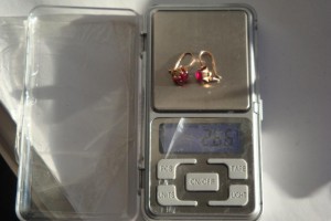 Серьги 583пробы