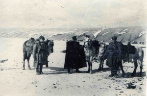 Советские пограничники. 2 фото. 1936 и 1939 гг.