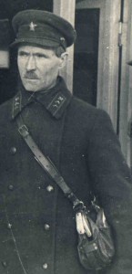 Кондуктор поезда Мирошкин. Москва,1933 г.