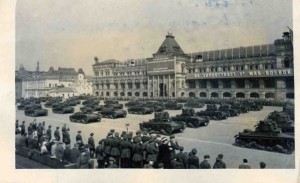 Танки РККА на параде. Москва,1934 г.