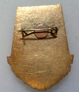 Знак За дальний поход на корабле,в тяж металле,с эмалями.