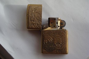 Зажигалка Zippo c кожанным чехлом