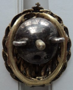 Фрачник. Политех. Серебро 84, золото (позолота ?).
