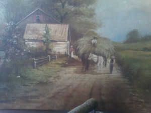 Повозка с сеном