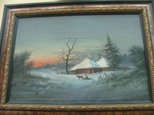 Картина "Зимний пейзаж".