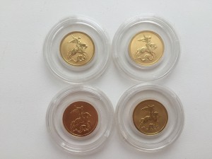4шт. победоносец 50р 2006г, 2007г (спмд)
