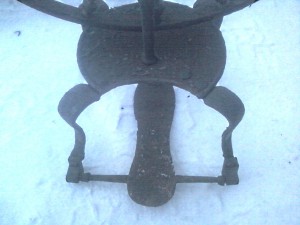 Прялка кованая