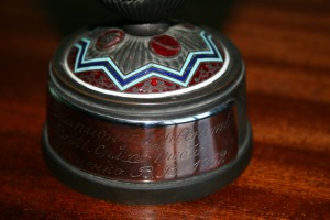 Кубок спортивный.Палех 1950-е годы