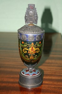 Кубок спортивный.Палех 1950-е годы