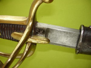 Сабля кавалерийская, Златоуст 1877.