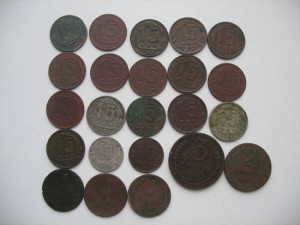 Монеты с 1924-1957.273шт
