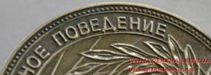 Медаль серебряная школьная в отличном состоянии РСФСР