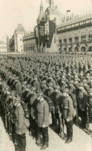 Пролетарская дивизия РККА на параде. 1 мая 1935 г.