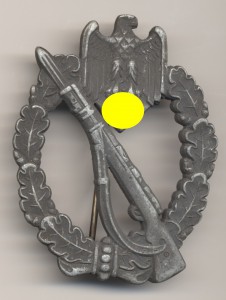 Пехотный штурмовой знак в серебре