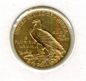 2,5 доллара 1908,1909 и 1912 гг.