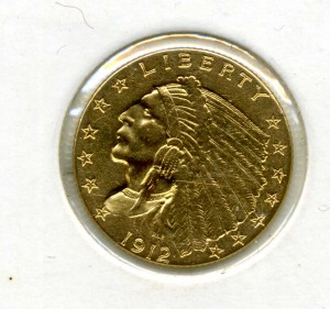 2,5 доллара 1908,1909 и 1912 гг.