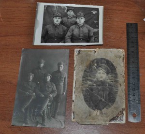 Три фото красноармейцев от 800р