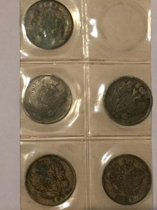 Много серебрянных монет!!