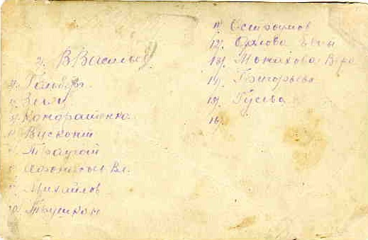 Группа военных и штатских. Интересные фамилии. 1920-е гг.