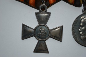 ГК 4 ст. + ГМ 4 ст. на колодке - гусар 17-го полка