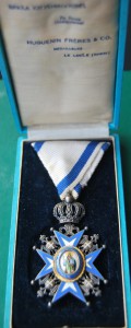 КОРОЛЕВСКАЯ СЕРБИЯ Орден Святого Саввы 5 ст СОХРАН+коробка
