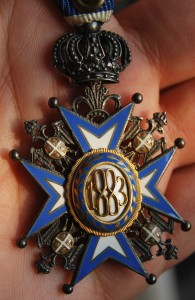 КОРОЛЕВСКАЯ СЕРБИЯ Орден Святого Саввы 5 ст СОХРАН+коробка