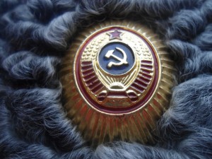 Зимняя пальто и папаха  генерал-майора МВД СССР