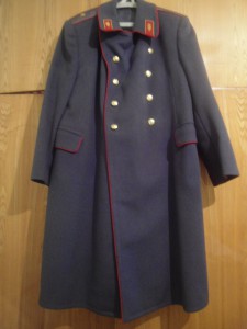 Зимняя пальто и папаха  генерал-майора МВД СССР