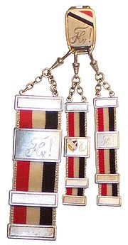 Знаки студенческих союзов Германии. 1910 г.