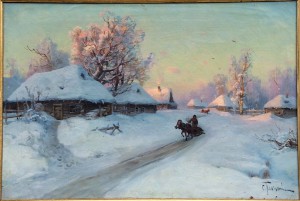 Зимний пейзаж Платоновъ С.