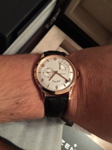 ZENITH ELITE HANDWOUND POWER RESERVE ROSE GOLD 17.1125.655/0