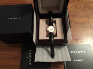 ZENITH ELITE HANDWOUND POWER RESERVE ROSE GOLD 17.1125.655/0
