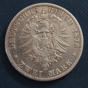2марки 1876г.