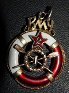 Жетон ВМУ.серебро.эмали