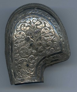 Набалдашник рукояти офицерской кавказкой шашки, серебро
