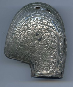 Набалдашник рукояти офицерской кавказкой шашки, серебро