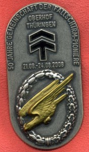 Знак ветеранской организации парашютистов. 2008г.