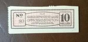 10 геллеров 1916 года - Остфиасцонифа, лагерь военнопленных