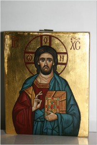 Икона Господь Вседержитель (в киоте)
