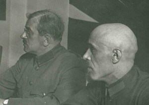 Уншлихт,Доненко,Крицман (Кридман) в президиуме. Москва,1921