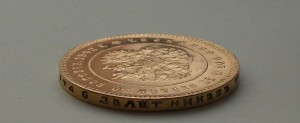 37,50-100 франков, золото 900 пр. штамп